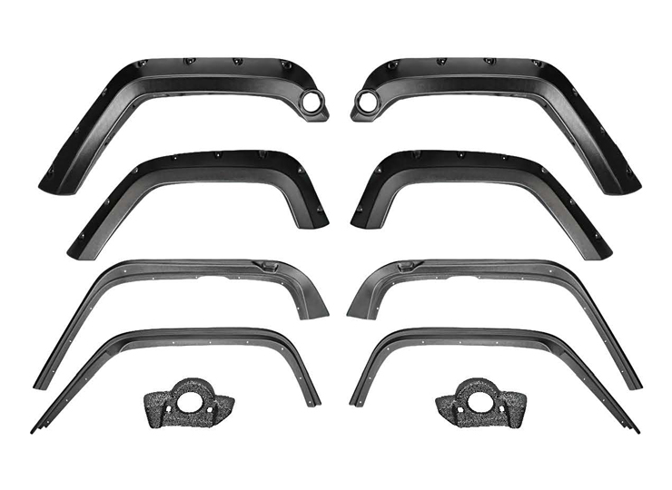 07-17 Jeep Wrangler JK ABS Fender Flare A