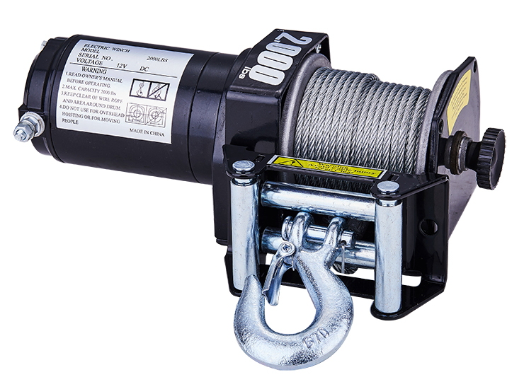 Electric Winch 2000lb With Cable