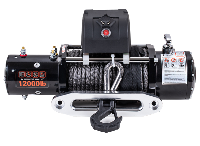 STD Winch 12000lb With Synthetic Rope