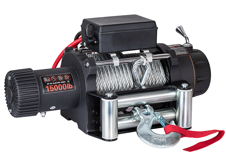 Heavy Duty Electric Winch 15000lb With Cable