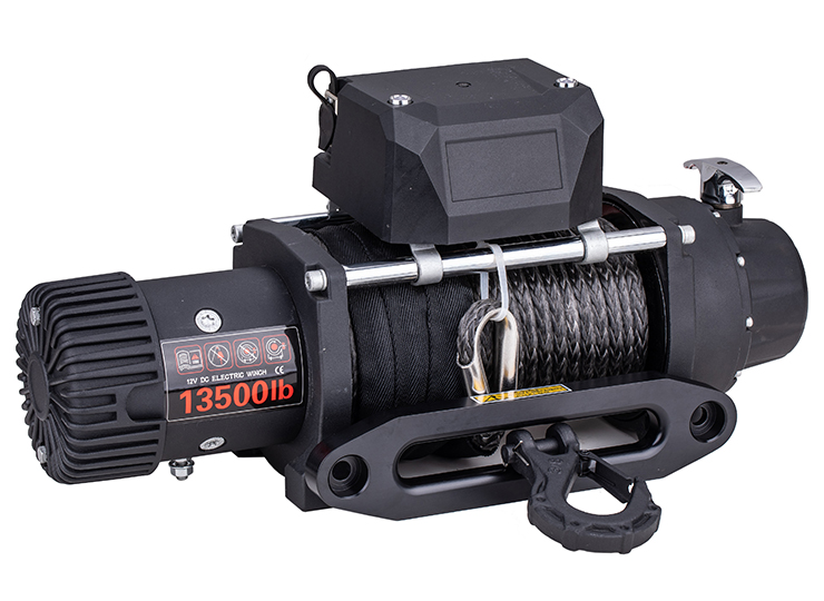 SCE Winch 13500lbs With Synthetic rope