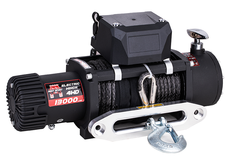 HTD Winch 13000lb With Synthetic Rope