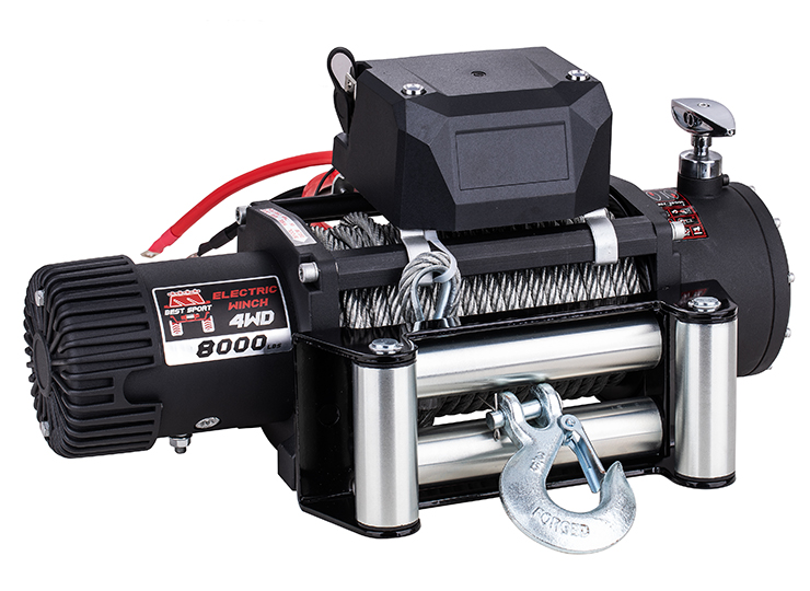 HTD Winch 8000lb With Steel Cable
