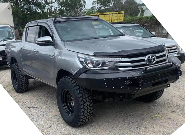15-17 Toyota Hilux Revo Bullbar Without Loop