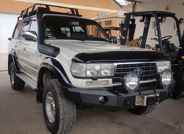 90-97 Toyota Landcruiser 80 Bull Bar Without Loop