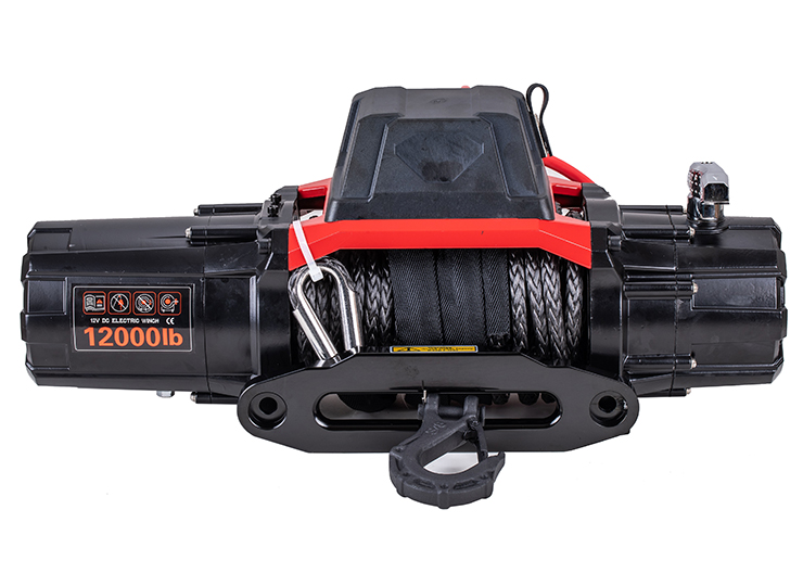 New Electric Winch 12000lb With Synthetic Rope-Products-Conqueror 4WD